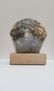 Italian alabaster on English green oak base